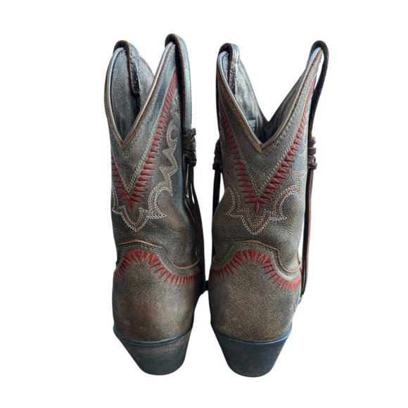 Ariat Copper-Brown Leather Western Boots – Size 7 (Early 2000s) - Picture 5 of 7